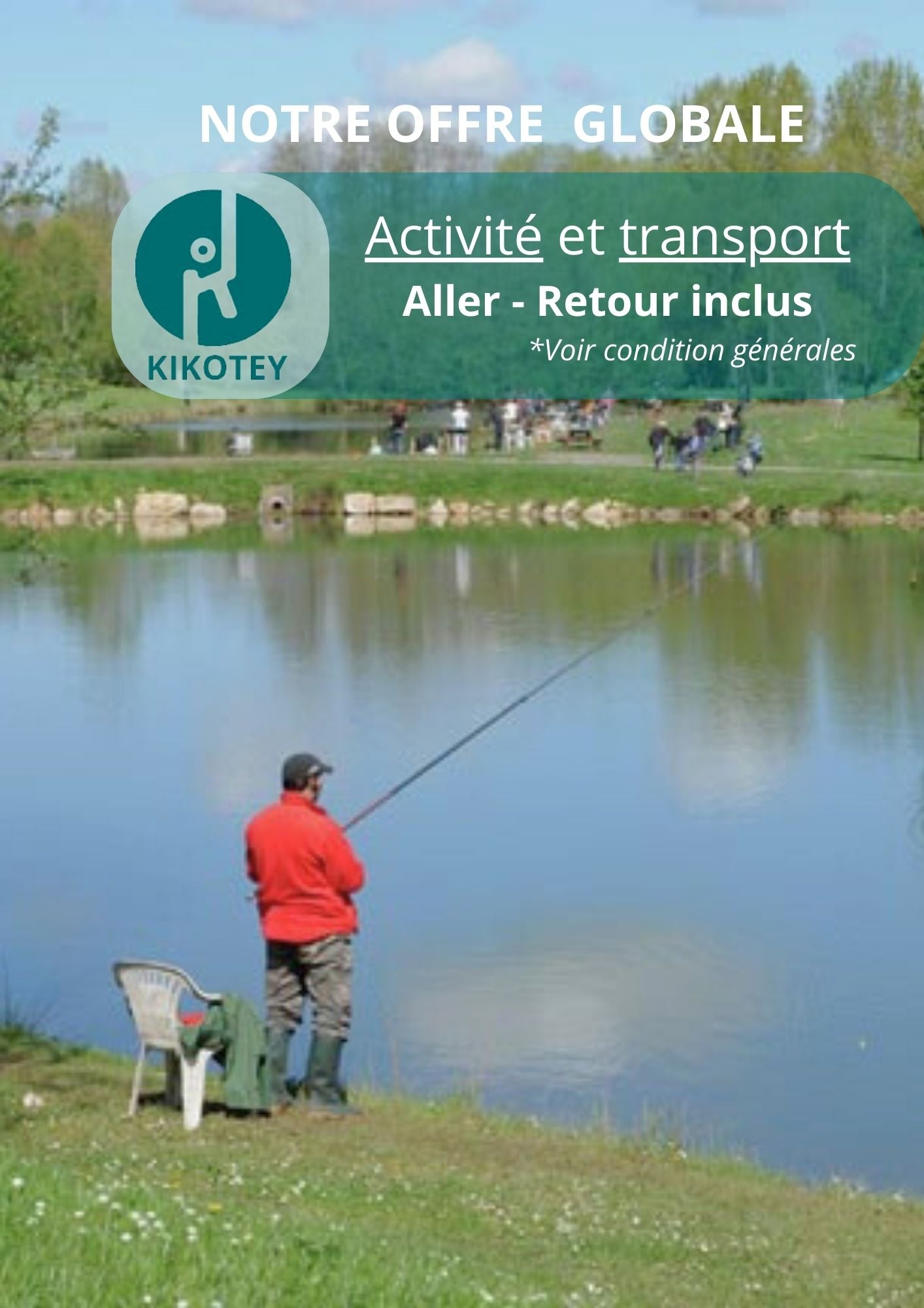 Pêche au lac de Saint-Mandé | Offre en semaine tout compris | Bois de Vincennes